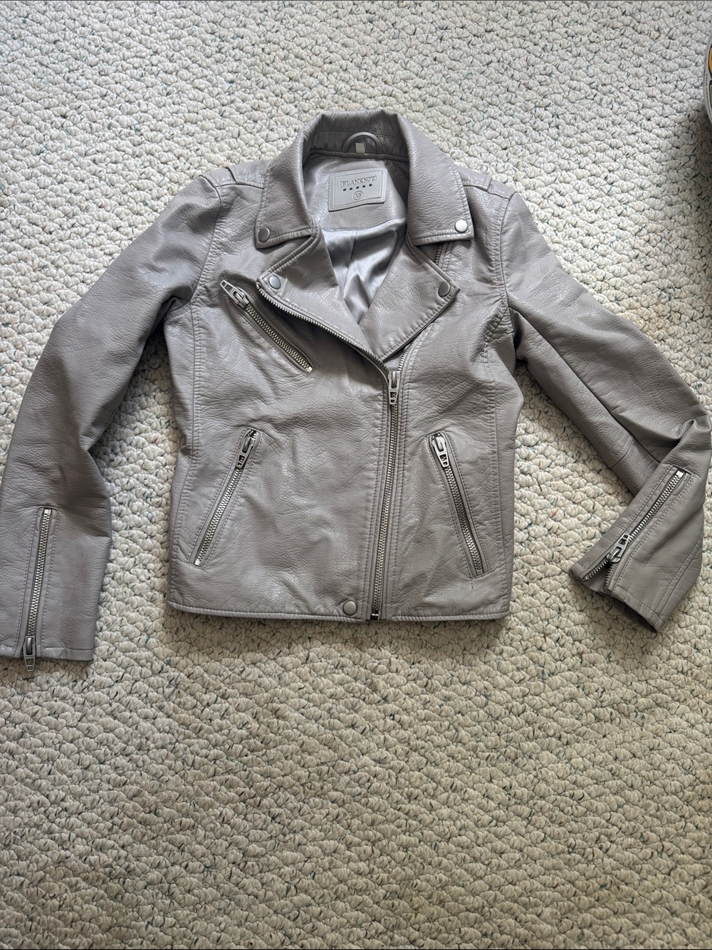 Blank NYC Moto Jacket with Silver Hardware